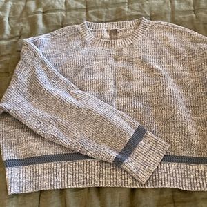 Sweaty Betty blue and white sweater size extra large